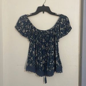 Flower Print Top
